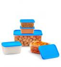 All Time Polka Kitchen Container 5 Pcs Set -Blue