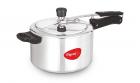 Pigeon by Stovekraft Favourite Alluminum Pressure Cooker with Inner Lid, 5 litres, Silver