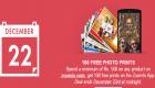 100 free prints on minimum purchase of Rs. 500