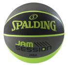 Spalding Jam Session Basketball, Size 7 (Green/Grey)