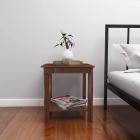 @home by Nilkamal Jade Side Table (Classic Walnut)