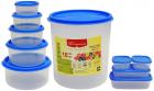 Princeware SF Package Container Set, 10-Pieces, Blue