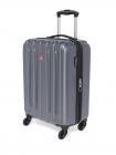 Swiss Gear Unisex Rubber and ABS Expandable Hardside 19 Inches Spinner Luggage Suitcase (Grey)