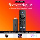 Fire TV Stick Plus (2021) includes ZEE5, SonyLIV and Voot annual subscriptions | Includes all-new Alexa Voice Remote (with TV and app controls) | 2021 release
