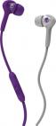 Skullcandy S2SBDY-210 Smokin Buds Athletic In-Ear Headphone with Mic (Purple/Grey)