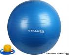 Strauss Anti Burst Gym Ball with Foot Pump, 65 Cm