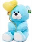 Click4Good I Love You Balloon Heart Teddy Bear/ Balloon Teddy Bear - 26.002 cm  (Blue)