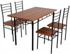 Nilkamal Texas Engineered Wood 4 Seater Dining Set  (Finish Color - Brown)