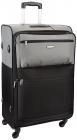 Aristocrat Evoque Polyester 54 cms Black Soft Sided Suitcase (STEVOW55BLK)