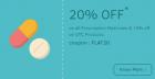 Extra 20% Discount on All Medicines