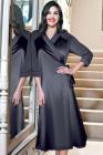 Enamor Satin Silk Three Fourth Sleeves Night Robe