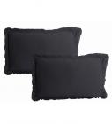 JBG Home Store Set of 2 Plain Ash Grey Pillow Covers
