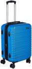 AmazonBasics Hardside Suitcase with Wheels, 20" (50.8 cm) Cabin Size, Light Blue