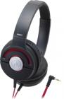 Audio Technica Ath-Ws55x Blackred Closed-Back Dynamic Wired Headphones