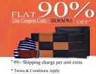 Wallets & Belts 90% off from Rs. 139