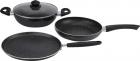 Prestige Omega Deluxe Granite Induction Bottom Cookware Set  (PTFE (Non-stick), 3 - Piece)