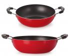 Nirlon Non-Stick Coated Aluminium Pfoa Free Kitchenware Essential Combo Set with Extreme Durability, 2.6mm_KD10_KD11