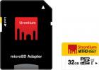 Strontium 32GB Micro SDHC Memory Card With Adapter