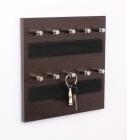 Regis Wall Mounted Key Holder Hanging Board - Skywood Wenge Small