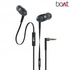 boAt BassHeads 225 In-Ear Super Extra Bass Headphones (Black)