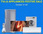 TVs & Applicances Festive Sale +Extra 15% Cashback Via Citi bank