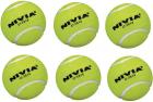 Nivia Cricket Tennis Ball  (Pack of 6, Yellow)