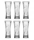 Carlsberg Elephant Tall Pint Beer Glass Set of 6
