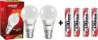 Eveready 9 W LED 6500K Cool Day Light Combo Bulb(White, Pack of 2)