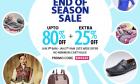 Upto 80% Off + 25% extra off