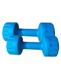 Aurion PVC1KGX2 Dumbbell Set, 1Kg Set of 2 (Blue)