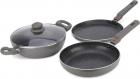 Prestige Omega Festival Pack - Build Your Kitchen Set Induction Bottom Cookware Set  (Aluminium, 3 - Piece)