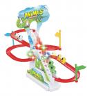 Popsugar - TH1112A Happy Dog Race Track Set with Music and Lights, Multicolor