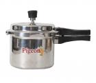 Pigeon Favourite Induction Base Aluminium Pressure Cooker with Outer Lid, 3 Litres, silver