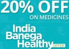 Flat 20% Off On Medicine