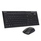 Mactrem Rapoo Black 8200P 5.8GHz Wireless Multimedia Keyboard Mouse Combo