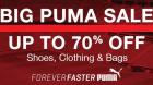 Upto 70% off on PUMA