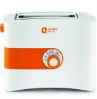 Orient Electric PT2S05P 2 Slice Pop Up Toaster Plastic Body (White)