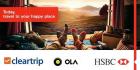 Enjoy Rs.1,000 instant savings on Domestic Flights booked on Cleartrip & a Free OLA ride with HSBC Credit Cards.