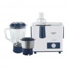 Maharaja Whiteline JX-115 Cleo 450-Watt Juicer Mixer Grinder with 2 Jars (White/Blue)