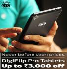 Upto Rs. 3000 off on DigiFlip Pro Tablets