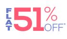 Flat 51% OFF* on Handpicked Apparel