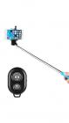 Selfie Stick With Bluetooth Remote (Black)