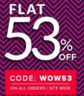 Flat 53% off on All Orders