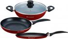 Wonderchef Ruby Series Induction Bottom Cookware Set  (Aluminium, 4 - Piece)