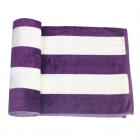 Big Bazaar Cabana Stripes Bath Towel, (70x140cm, Purple) 300737714023