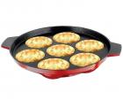 Nirlon Non-Stick Aluminium Appampatram, Black