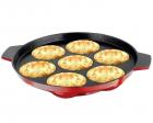 Nirlon Non-Stick Aluminium Appampatram, Black