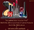 Get 30% cash back on LAKME BRIDAL MAKEUP Products 