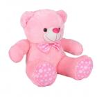 Ultra 2 Feet Fluffy Polka Teddy Bear Soft Toys, Pink