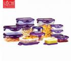 Ruchi Housewares Voilet Super Lock & Seal Kitchen Containers (set Of 13)